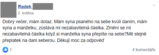 Příspěvek z FB skupiny 28