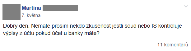 Příspěvek z FB skupiny 35
