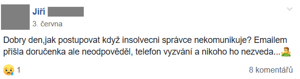 Příspěvek z FB skupiny 57