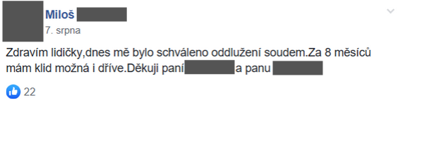 Příspěvek z FB skupiny 8