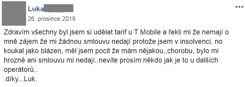 Příspěvek z FB skupiny 76