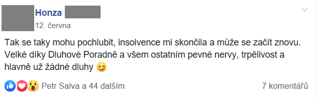 Příspěvek z FB skupiny 60