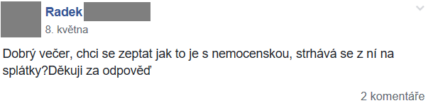 Příspěvek z FB skupiny 34