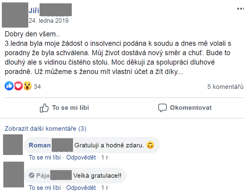 Příspěvek z FB skupiny 69